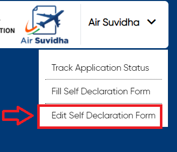 self declaration form air suvidha