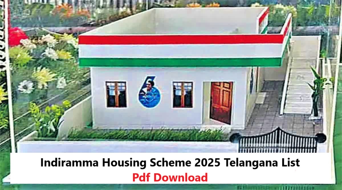 Indiramma Housing Scheme 2025 Telangana List Pdf Download