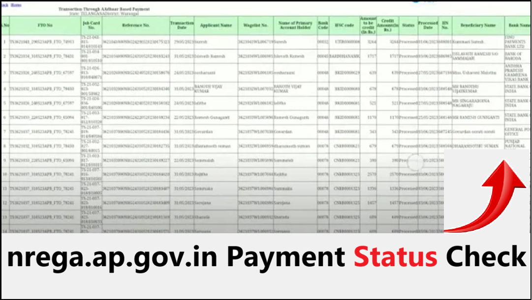 nrega ap gov in payment status check online..