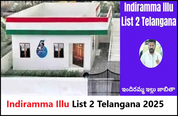 Indiramma Illu List 2 Telangana 2025